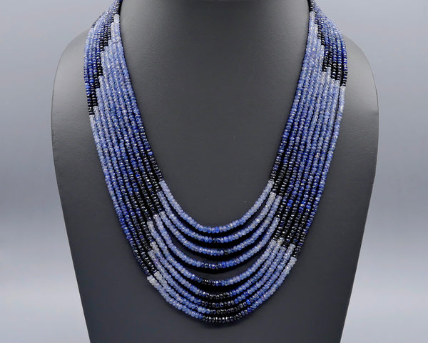 Rainbow Blue Sapphire Bib