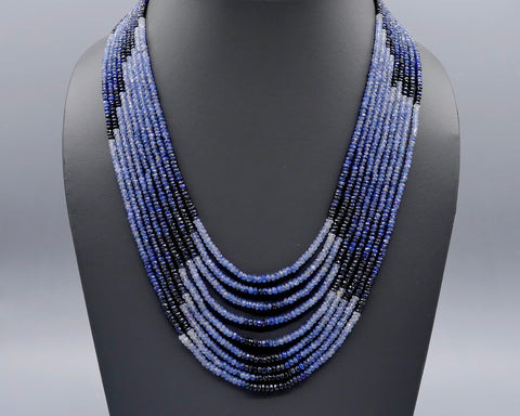 Rainbow Blue Sapphire Bib