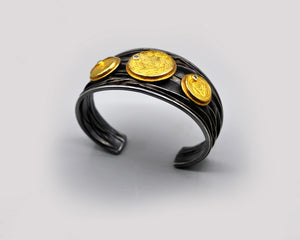 Gold Coin Cuff