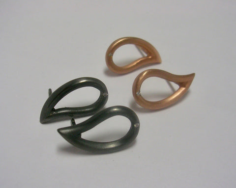 Sterling Silver Paisley Earring