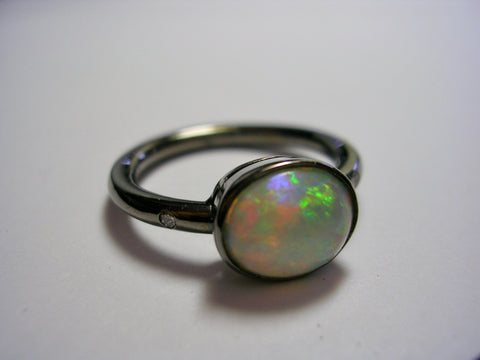 Opal Oval Ring