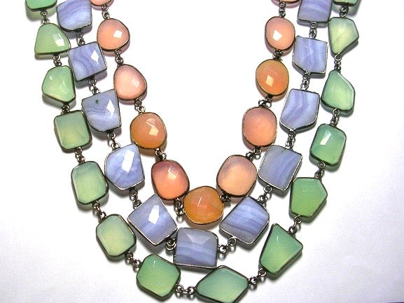 Faceted Chalcedony Trio ($750 each)