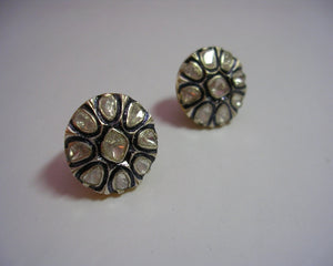 Sliced Diamond Earrings