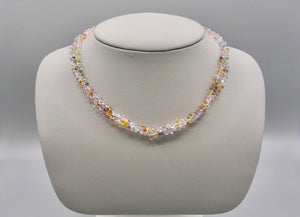 Sapphire multi-colored necklace