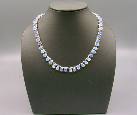 Opal Droplet Necklace