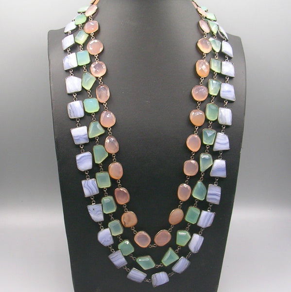 Faceted Chalcedony Trio ($750 each)