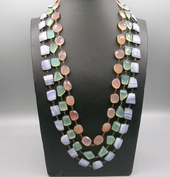 Faceted Chalcedony Trio ($750 each)