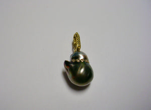 Black Beauty Baroque South Sea Pearl Pendant