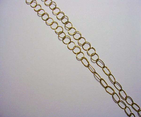 Round and Oval Link Necklace