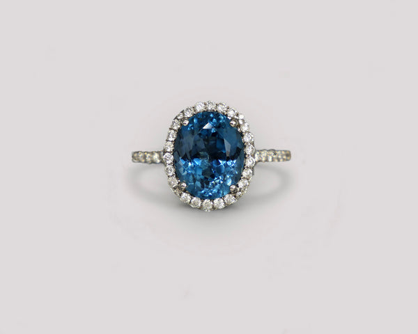 The Power Couple: Aquamarine and London Blue Topaz Rings