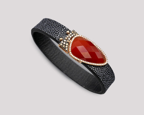 Carnelian Stingray Bracelet