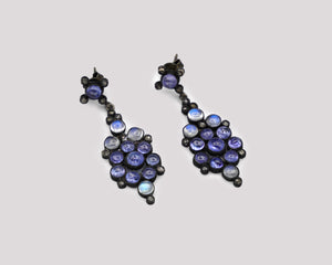 Labradorite/Moonstone Flower Drops
