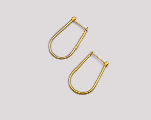 Say It In Gold - Horseshoe Hoops