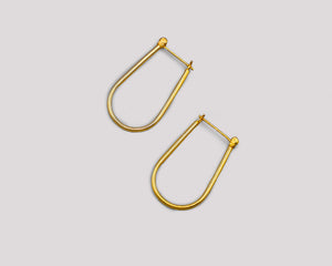 Say It In Gold - Horseshoe Hoops