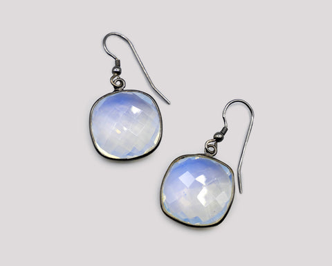 Rainbow Moonstone Earrings