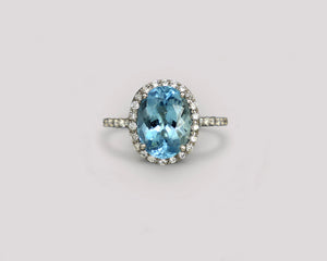 The Power Couple: Aquamarine and London Blue Topaz Rings