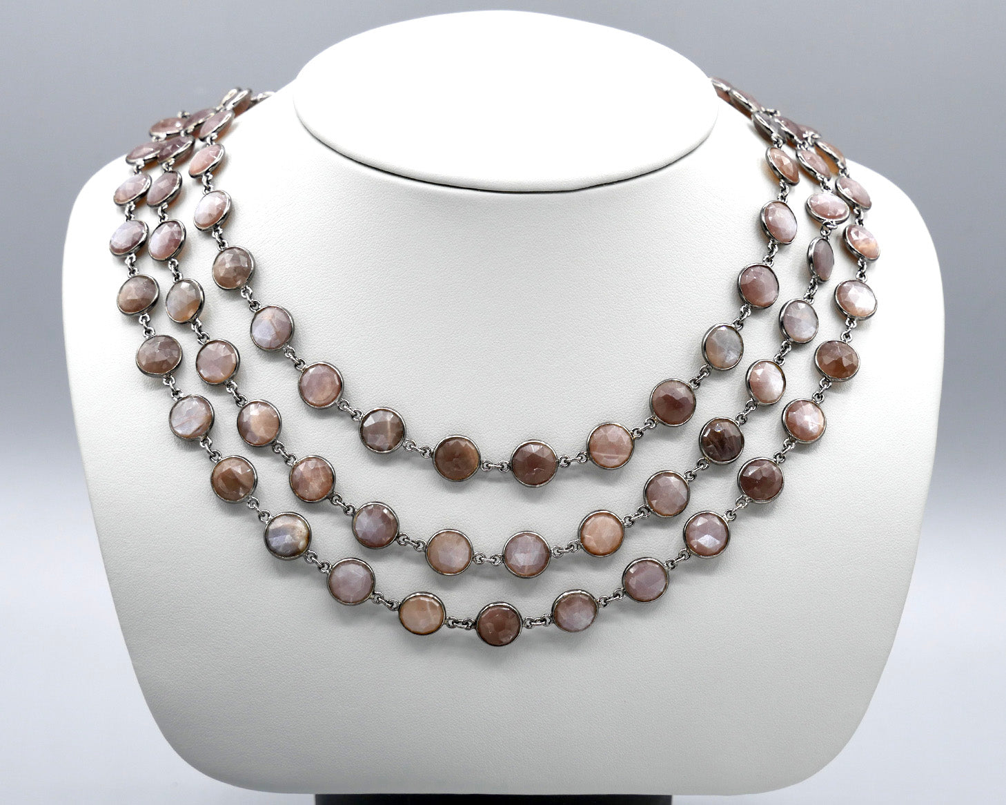 Chocolate Moonstone Necklace