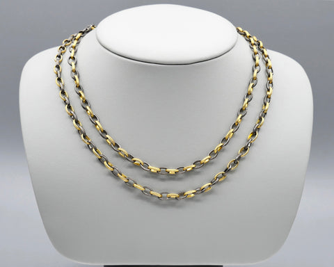 Two-tone Chain Necklace